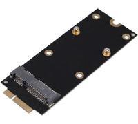 CAP-Carte Adaptateur mSATA SSD vers 7+17 Broches Compatible avec Retina 2012 A1398 A1425 MC975 MC976 ME662 ME664 ME665 Remplacement Mini PCIe SATA SSD
