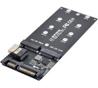 CAP-Chenyang M.2 NVME SSD à SFF-8654 ¿ NGFF SATA SSD to SATA 2 in 1 Adaptateur Combo pour la Carte Principale (ne Pas Travailler nvem ssd to sata)