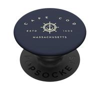 Cap Cod, Massachusetts - Point d'ancrage de Cap Cod MA PopSockets PopGrip Adhésif