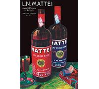 Cap Corse Vin Rouge Mattei Affiche Poster Reproduction - Format 50X70 cm Papier Luxe 300 GR - Vente du fichier numérique HD Possible Nous Consulter (Boutique : affichevintage.FR)