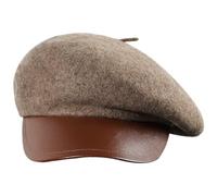 Cap De Journal pour Femmes Laine Octogonale Visor Français Béret Chapeau Peintre Élégant Mode Cap Cap Cap Autun