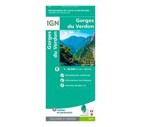 Cap Diffusion Gorges du Verdon Vert - Cartes topographiques