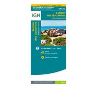 Cap Diffusion Le sentier des douaniers - Bretagne Nord Vert - Cartes topographiques