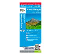 Cap Diffusion Top 25 - Bourg-Madame/Col de Puymorens/Pic Carlit (Résistante) Bleu - Cartes topographiques