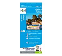Cap Diffusion Top 25 - Cannes /Grasses Bleu - Cartes topographiques