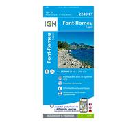 Cap Diffusion Top 25 - Font - Romeu/ Capcir Bleu - Cartes topographiques