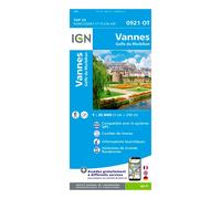 Cap Diffusion Top 25 - Vannes / Golfe du Morbihan Bleu - Cartes topographiques
