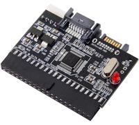 CAP-IDE 100 133 PATA vers Dual Serial SATA 7PIN Adaptateur Convertisseur réversible pour disque dur