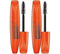 Cap-- Mascara Scandaleyes Reloaded - Volume Extr¿¿Me Et Tenue Extr¿¿Me - Maxi Brosse - 001 Black - 12ml (Lot De 2)