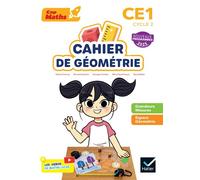 Cap Maths CE1 - Ed. 2025 - Cahier de géométrie - Roland Charnay - Hatier - broché - Scolaire / Universitaire