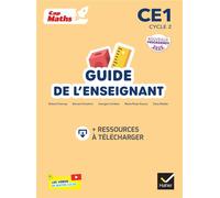 Cap Maths CE1 - Ed. 2025 - Guide de l'enseignant - Roland Charnay - Hatier - broché - Scolaire / Universitaire