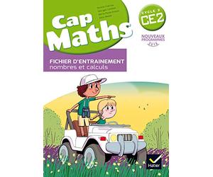 CAP MATHS CE2 Cycle 2 Edition 2016 - Fichier d'entraînement + Cahier de géométrie + Dico de maths