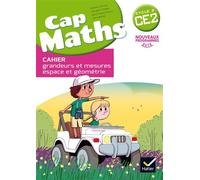 Cap Maths CE2 éd. 2016 - Cahier de géométrie et mesure Cahier de géométrie et mesure, Programmes 2016 - Roland Charnay - Hatier - broché - Scolaire / Universitaire