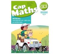 CAP Maths CE2 Éd. 2017 - Livre élève Nombres et calculs + cahier géométrie Coffret avec Livre de l'élève Nombres et calculs et Cahier de géométrie, Programme 2017 - Collectif - Hatier - Coffret - Scol