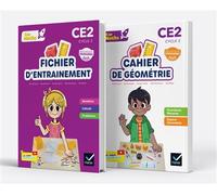Cap Maths CE2 - Ed. 2026 - Fichier nombres et calculs + cahier de géométrie-mesure - Collectif - Hatier - Coffret - Scolaire / Universitaire