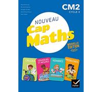 CAP Maths CM2 - Éd. 2021 - Livre élève Nombres et calculs + Cahier géométrie + Dico Maths