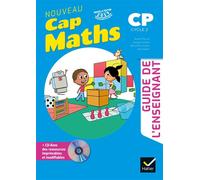 Roland Charnay et al. – Cap Maths CP – Guide pédagogique – Éd. 2019 – Broché + CD‑Rom