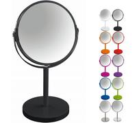 Cap-Miroir De Maquillage À Poser Miroir De Beauté Miroir Cosmétiques Double Face Miroir De Courtoisie Pivotant \U201esydney\U201c Grossissement X2 \U2013 Noir
