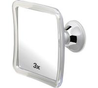 Cap-Miroir De Rasage Anti Buée Avec Ventouse Pour Douche Et Salle De Bain, Grossissant X3, Incassable, 16 Cm X 16 Cm