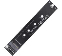 CAP-Oculink SFF-8612 SFF-8611 vers M.2 Kit NGFF M-Key vers NVME PCIe SSD 2280 22110 mm Adaptateur pour carte mère