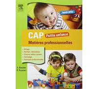 Cap petite enfance: Matières professionnelles