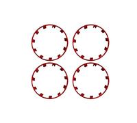 Cap Roue Enjoliveur Auto pour Teslaes pour Model Y 21 Pouces Jante Moyeu Roue Protection Patch Protecteurs ABS Garde-Roue Couvre Auto Extérieur 2018-2023 Enjoliveurs(Red)