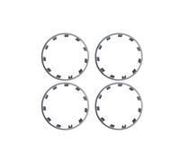 Cap Roue Enjoliveur Auto pour Teslaes pour Model Y Anneau Protection Moyeu Roue Protecteurs Patch ABS Couvre-Roues Extérieur Automatique 2018-2024 Enjoliveurs(Gun Grey)