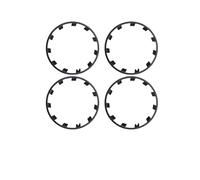 Cap Roue Enjoliveur Auto pour Teslaes pour Model Y Anneau Protection Moyeu Roue Protecteurs Patch ABS Couvre-Roues Performance Auto Extérieur 2020-2024 Enjoliveurs(Matte Black)