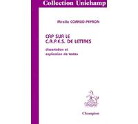 Cap Sur Le Capes De Lettres. Edition 1999