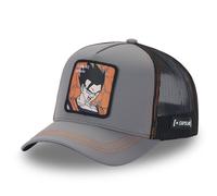 Cap Trucker Mesh PREMIUM CAPSLAB X DBZ ULTIMATE GOHAN Casquette Grise Avec Patch