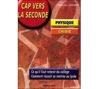 Cap vers la seconde - CONTERIO SEBASTIEN - Presses Du Midi - broché - Scolaire / Universitaire