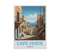Cap-Vert, Afrique，Puzzle 1000 Pièces, Puzzles en Papier, Jouets Éducatifs pour Enfants Adultes Cadeau d'anniversaire（50x70cm）-BF22