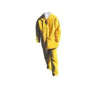 Ensemble de pluie en PVC Jaune Taille M