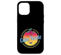 Cap-Vert île Coucher de Soleil rétro Palmier Souvenir Coque pour iPhone 12/12 Pro