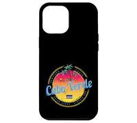 Cap-Vert île Coucher de Soleil rétro Palmier Souvenir Coque pour iPhone 12 Pro Max