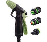 Cap Vert Kit Pistolet d'arrosage à Jet progressif ABS et raccords