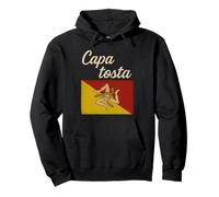 Capa Tosta Drapeau de la Sicile Drôle Sicile Argot For Stubborn Sweat à Capuche