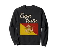 Capa Tosta Drapeau de la Sicile Drôle Sicile Argot For Stubborn Sweatshirt