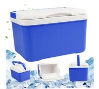 Capacité de 6 litres Plus Froide Small Plus refroidie Portable Dur avec Une poignée de Swing à 110 ° Garde Le Contenu Frais ou Chaud idéal pour Le Camping Place Picnic Mreast Moulk Préservation