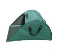 Capacité de 88 litres pour collecteur de feuilles en tissu Oxford, conçu pour une utilisation dans le jardin avec des caractéristiques ergonomiques pliables et légères (noir)