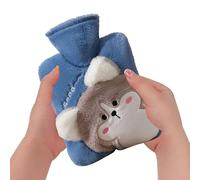 Capacité de grande bouteille de chaleur d'hiver 1000 ml de chauffage thermique | Assaut de lit avec une couverture douce pour les pieds, la taille, le dos, le confort, la douleur, le sommeil