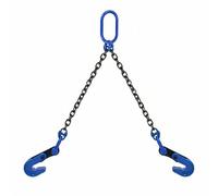 Capacité de levage horizontale de l'équipement-0,8t de la pince de la plaque d'acier avec chaîne de haute résistance en acier au manganèse 1,5 m | ASME B30.20 a certifié la pince et l'ensemble