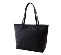 Capacité du solide sac à main bandoulière pour femmes bandoulière pour sacs argent, Noir , Taille unique