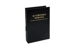 Capacitor Resistor Mixed Book 0201 0402 0603 0805 1206 1% SMD Chip Resistance 0R-10M Capacitance Assortment Kit Sample Set AUOQKQUT(0402 Mixed Book)