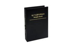 Capacitor Resistor Mixed Book 0201 0402 0603 0805 1206 1% SMD Chip Resistance 0R-10M Capacitance Assortment Kit Sample Set AUOQKQUT(1206 Mixed Book)