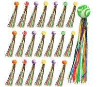 Capaneus 20 Pièces Balles Rebondissante Enfant, Coloré Balle Rebondissantes, Petit Cadeau Anniversaire Enfant, Jouets à Lancer pour Fêtes pour Enfant