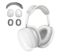 CAPASTEC 1 Ensemble De Protection Silicone Et TPU pour Casque Airpod Max | Gris, Taille 9X10.8Cm, Anti-Rayures Et Anti-Sueur, Découpes Précises, Protège-Bandeau