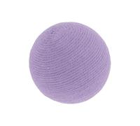 CAPASTEC Balle pour Chat avec Clochette Intérieur, Balle Interactive pour Jouer et Rapporter, Balles à Mâcher Sûres pour Nettoyage Dents Chats Violet 10 x 10cm