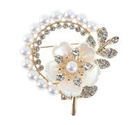 CAPASTEC Broche Fleur, Broche Vintage Élégante Et Unique, Badge Épingle, Accessoires Bijoux Cadeaux, Strass Kno, Fleur De Prunier, Style H