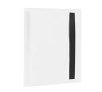 CAPASTEC Classeur Carte Porte Carte Pochette 160 Cards, 4 Pochettes Album de Collectionneur de Cartes à Échanger, Porte-Album de Cartes Blanc
